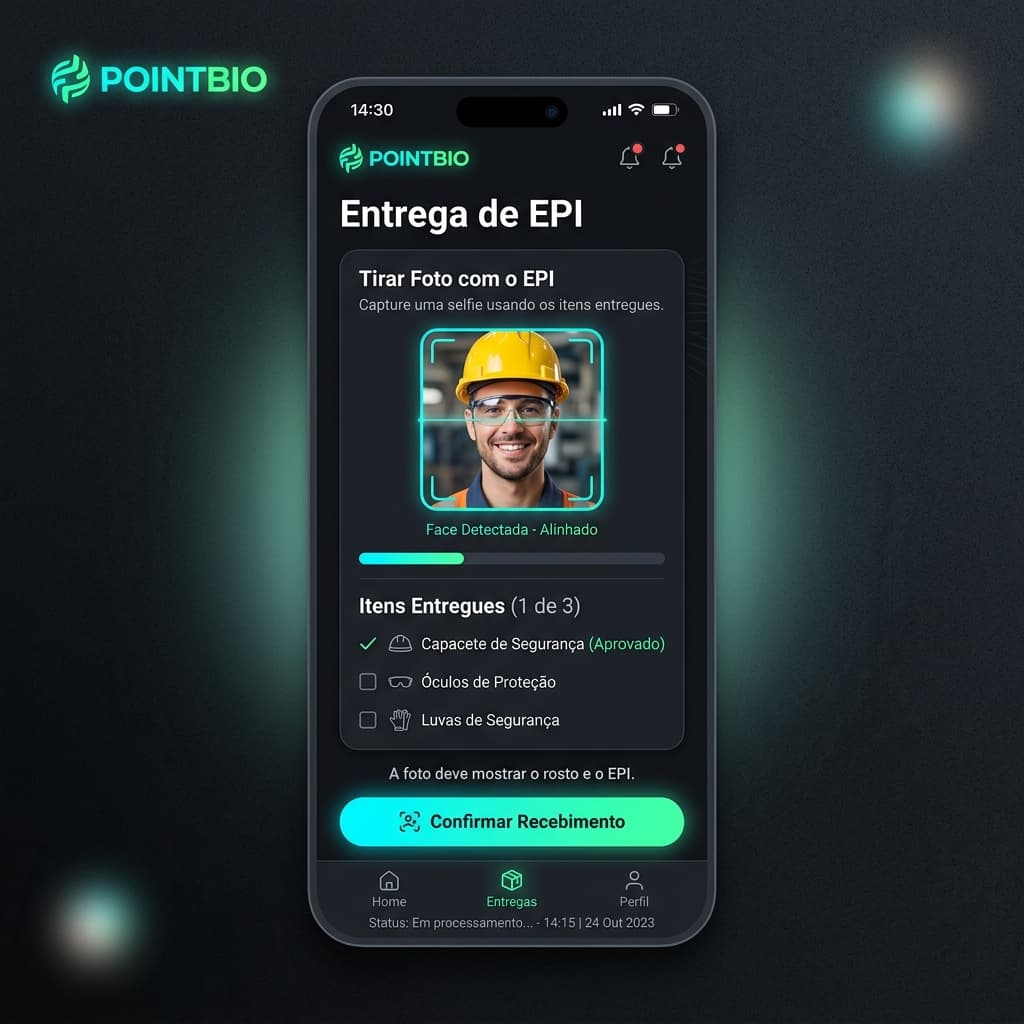 Distribuição de EPIs PointBio