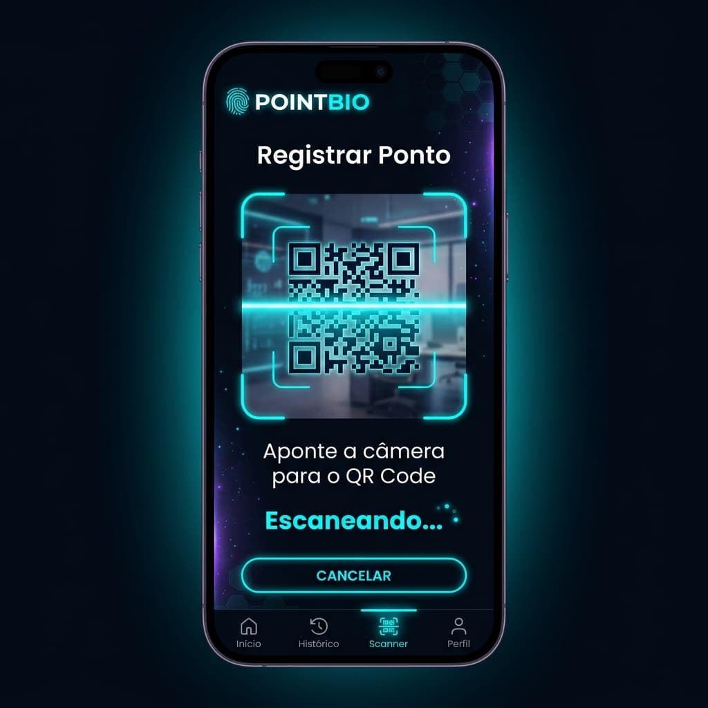 Ponto via QR Code Dinâmico PointBio